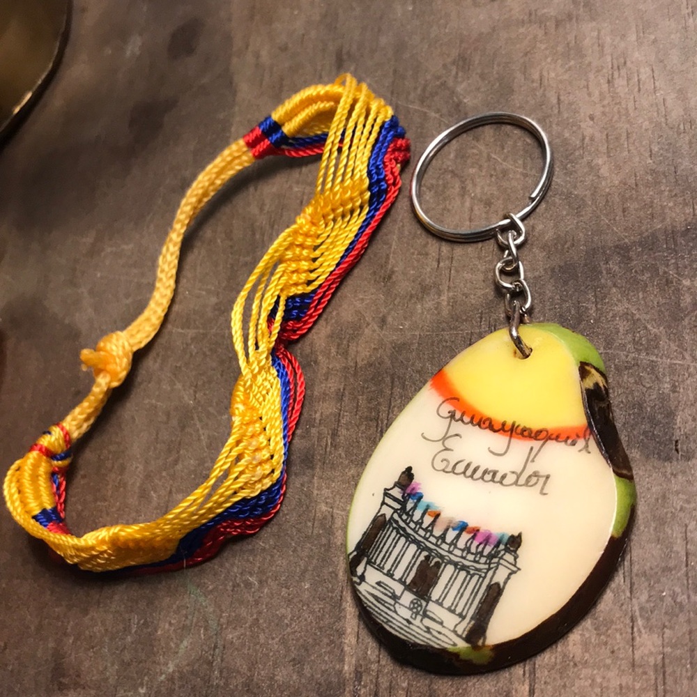 Ecuador 🇪🇨 keychain and bracelet
